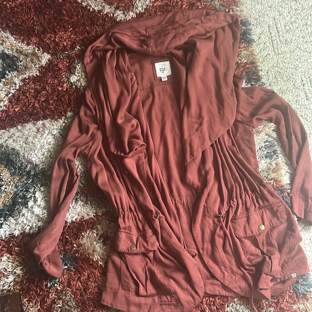 Billabong drapey jacket small